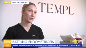 TEMPL is Battling Endometriosis on the Today Show Australia